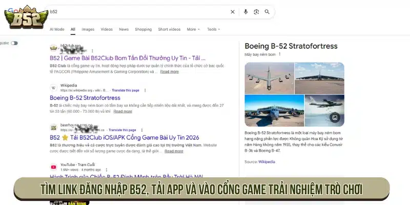 Tìm link đăng nhập, tải app và truy cập cổng game